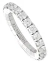 Ex-tensible 18k White Gold Diamond Stretch Ring In White