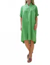 Ex-voto Emma High/low Dress In Meadow Green In Green