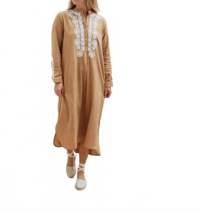 Ex-voto Ivy Caftan In Doe In Brown