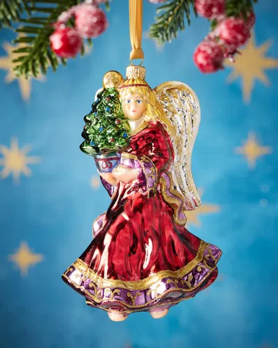 Exclusive Angel Christmas Ornament In Brown