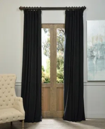 Exclusive Fabrics & Furnishings Signature Blackout Velvet Panel, 50" X 108"