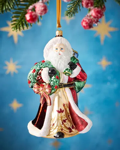 Exclusive Father Christmas Ornament In Multi