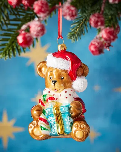 Exclusive Festive Teddy Bear Christmas Ornament