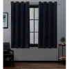 Exclusive Home Curtains Academy Grommet Top Energy Saving 100% Blackout Set Of 2 Curtain Panel In Blue