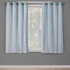 Exclusive Home Curtains Catarina Grommet Top Energy Saving Blackout Set Of 2 Curtain Panel In Green