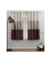 Exclusive Home Curtains Chateau Striped Grommet Top Curtain Panel Pair, 54" X 63" In Red