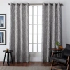 Exclusive Home Curtains Finesse Grommet Top Light-filtering Set Of 2 Curtain Panel In Gray