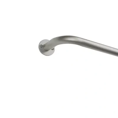 Exclusive Home Curtains Holden Wa 1 In Adjustable Curtain Rod In Silver