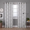 Exclusive Home Curtains Kochi Grommet Top Light-filtering Set Of 2 Curtain Panel In Gray