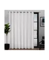 Exclusive Home Curtains Loha Patio Grommet Top Single Curtain Panel, 108" X 96" In White