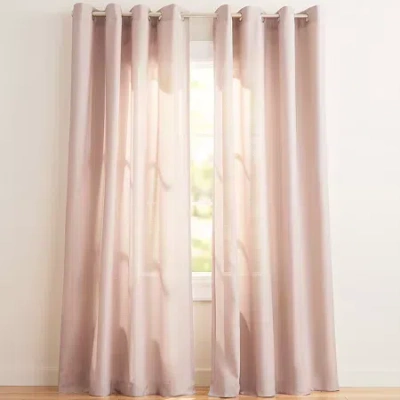 Exclusive Home Curtains Loha Pinch Pleat Light-filtering Set Of 2 Curtain Panel In Pink