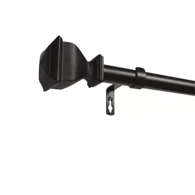Exclusive Home Curtains Napoleon 1 In Adjustable Curtain Rod In Brown