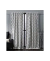 Exclusive Home Treillage Woven Blackout Hidden Tab Top 52" X 96" Curtain Panel Pair In Medium Gre