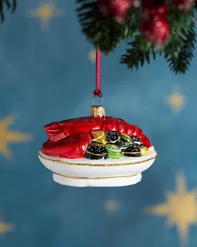 Exclusive Lobster With Mussels Christmas Ornament In Multi