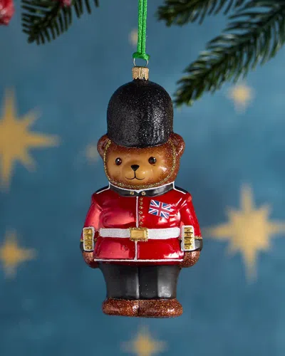 Exclusive London Guard Teddy Bear Christmas Ornament In Multi