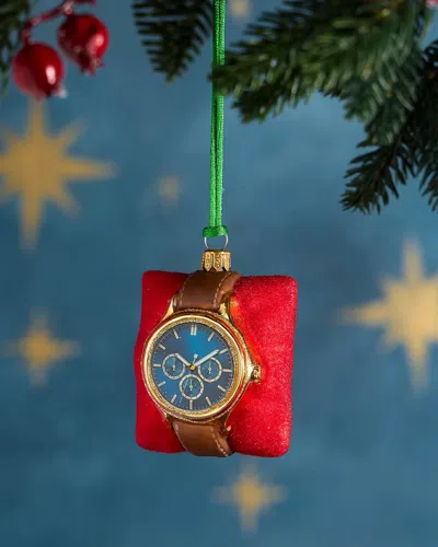 Exclusive Men & Apos;s Watch Christmas Ornament In Multi