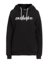 Exclusive Paris Woman Sweatshirt Black Size L Cotton