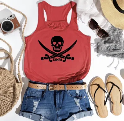 Exclusive Thredz Tampa Tank Top In Red