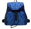Exclusive Thredz Women's Slanted Triangle Backpack In Matt Blue