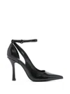 Exe' Angelia 888 Ankle-strap Heeled Pumps In Multi