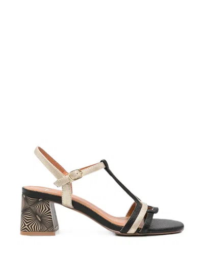 Exe' Block-heel Sandals In Multi