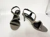 Exe' Diana-315 Pewter Heeled Sandal