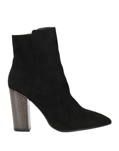 Exe' Exè Woman Ankle Boots Black Size 7 Textile Fibers