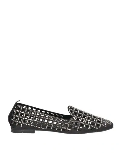 Exe' Exè Woman Loafers Black Size 7 Textile Fibers