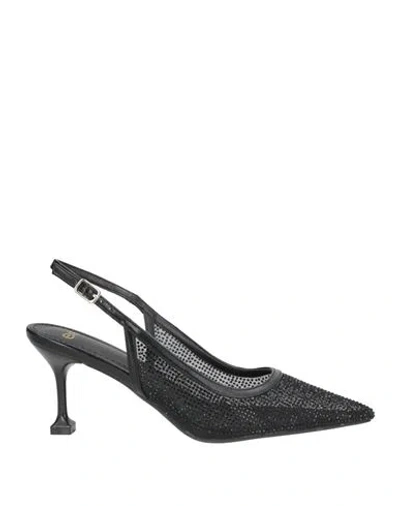 Exe' Exè Woman Pumps Black Size 8 Textile Fibers