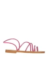 Exe' Toe Strap Sandals In Pink