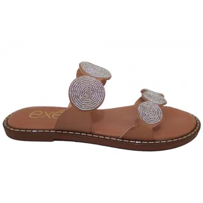 Exe' Women's Allison Flat Sandal In Nude In Neutral