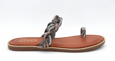 Exe' Women's Ariana 418 Sandal In Silver In Brown