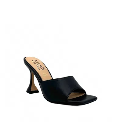 Exe' Women's Bianca Wide-band Sculptural Heels In Black