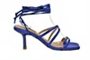 Exe' Women's Cindy 672 Low Heel Strap Sandal In Blue In Blue
