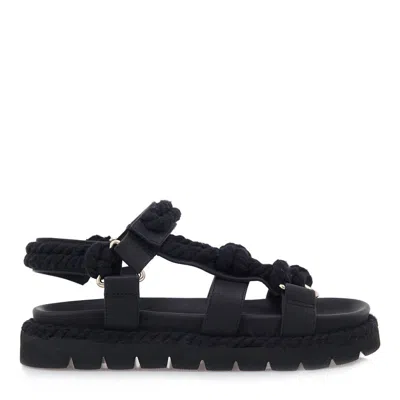 Exe' Women's Daphne Flat Sandal In Black