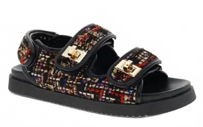Exe' Women's Dione Sandal In Black Multicolor
