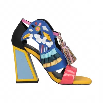 Exe' Women's Dominic High Heel Sandal In Coral In Pink