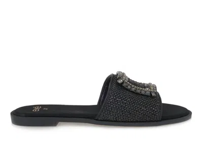 Exe' Women's Flat Sandals In Black