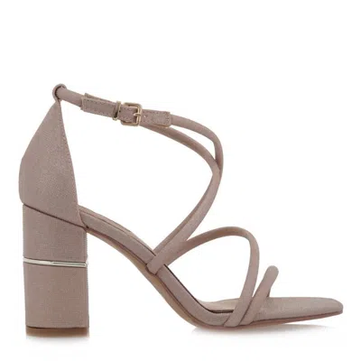 Exe' Women's Helen Heeled Sandals In Light Gold In Gray