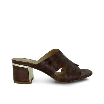 Exe' Women's Isabel Heel Sandal In Tan In Brown