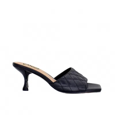 Exe' Women's Jennifer 566 Low Heel Sandal In Black