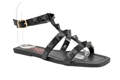 Exe' Women's L2269-2781 Flat Sandal In Black