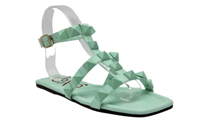 Exe' Women's L2269-2781 Flat Sandal In Green