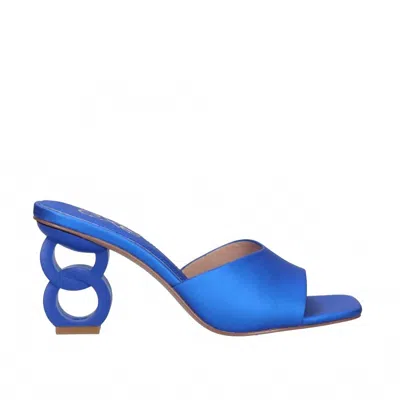 Exe' Women's Lilian Heel Sandal In Blue