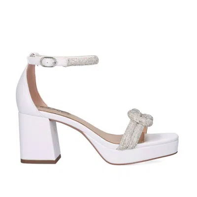 Exe' Women's Lina Heeled Sandal In White