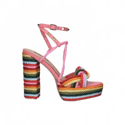 Exe' Women's Ophelia Platform Heels In Pink Multi