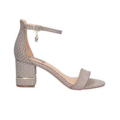 Exe' Women's Penny Heel Sandal In Champange In Multi