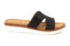 Exe' Women's Suzanne Flatform Sandal In Black In Black