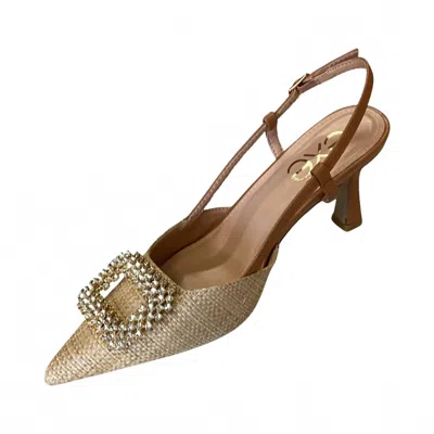 Exe' Women's Wilma Slingback Dress Sandals In Beige Camel In Multi