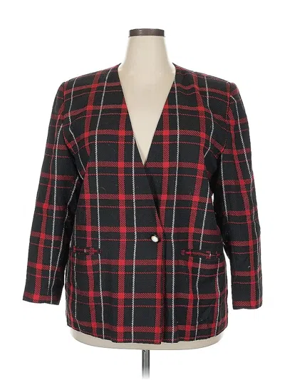 Pre-owned Executive Collection Blazer Jacket In Red